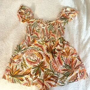 Derek Heart Multicolor Tropical Print Dress